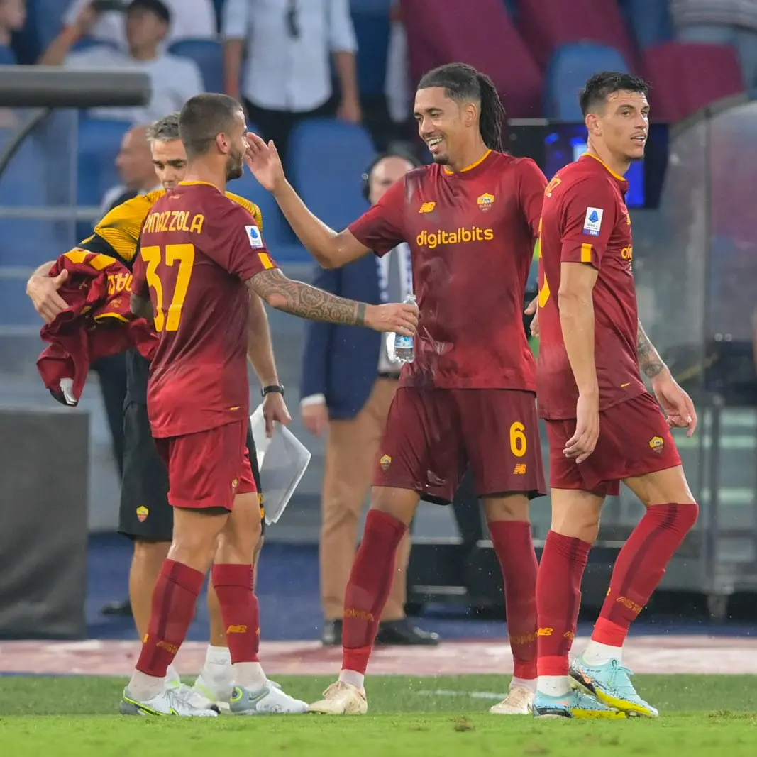 smalling gol roma cremonese