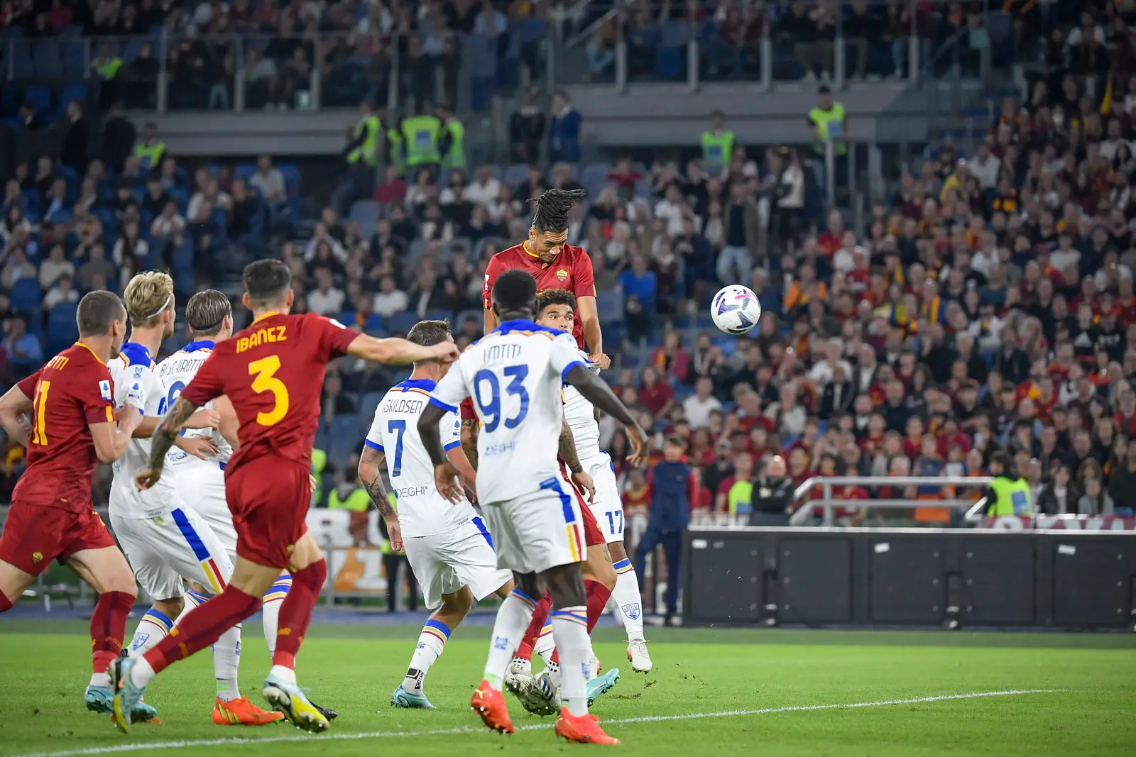 smalling roma lecce gol 2