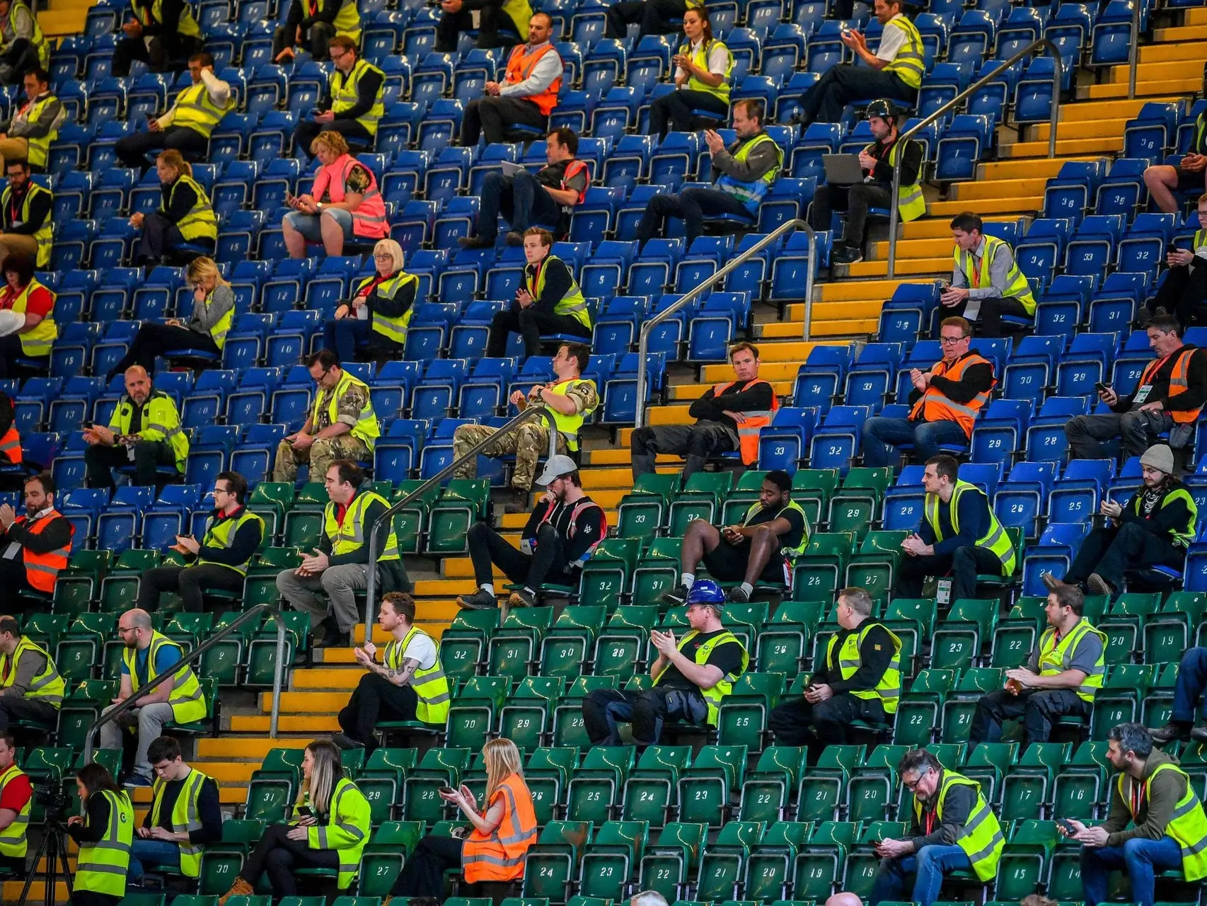 social distancing cardiff