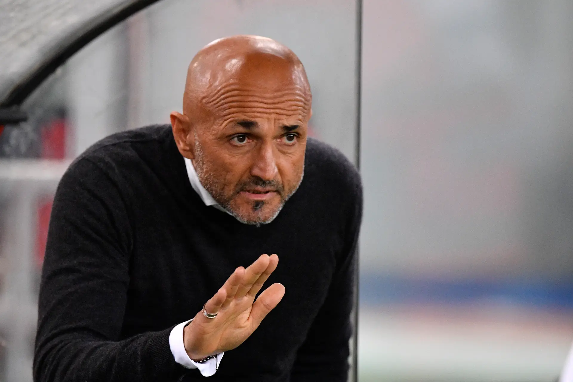 spalletti testa bassa
