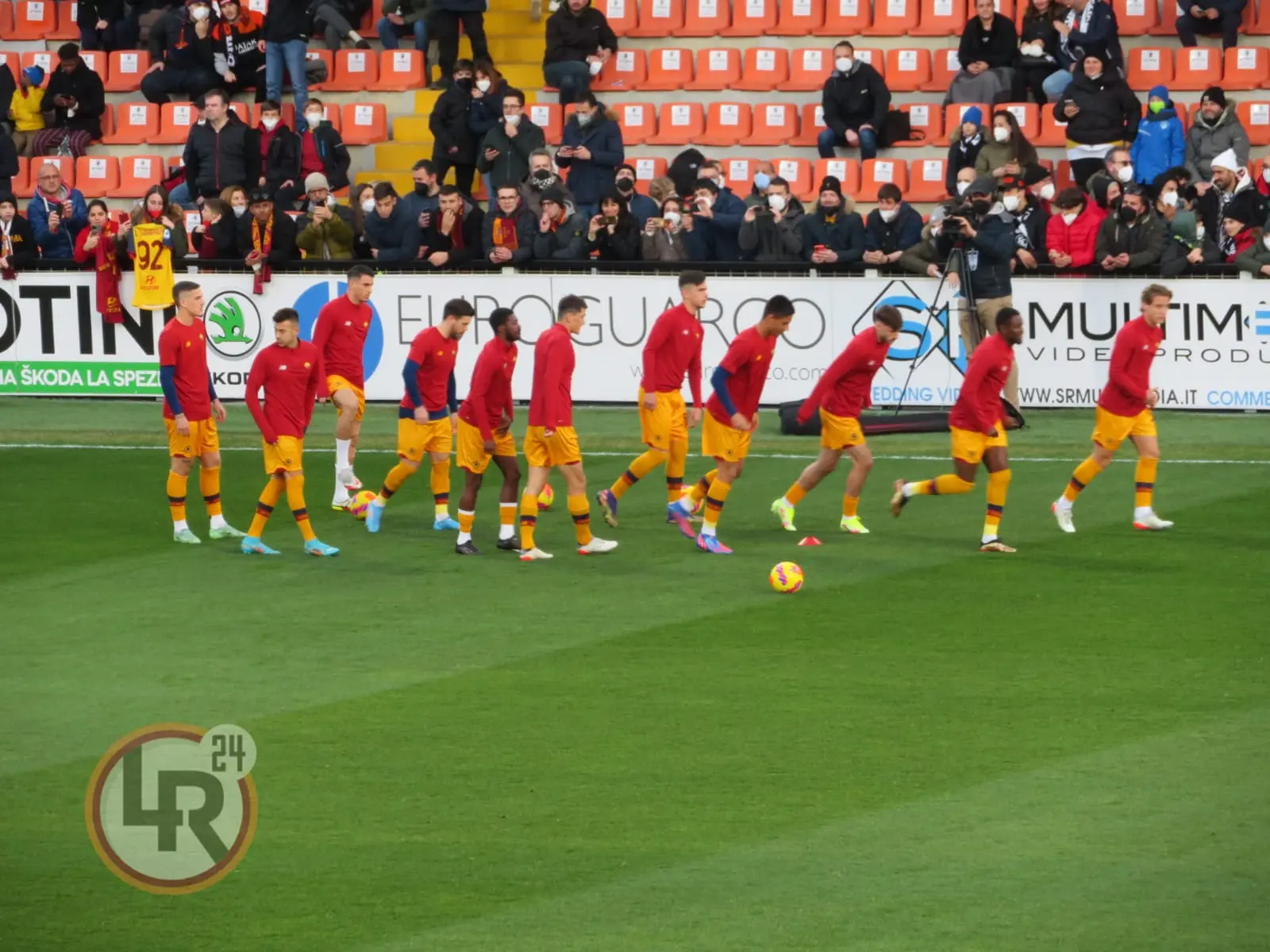 spezia roma riscaldamento