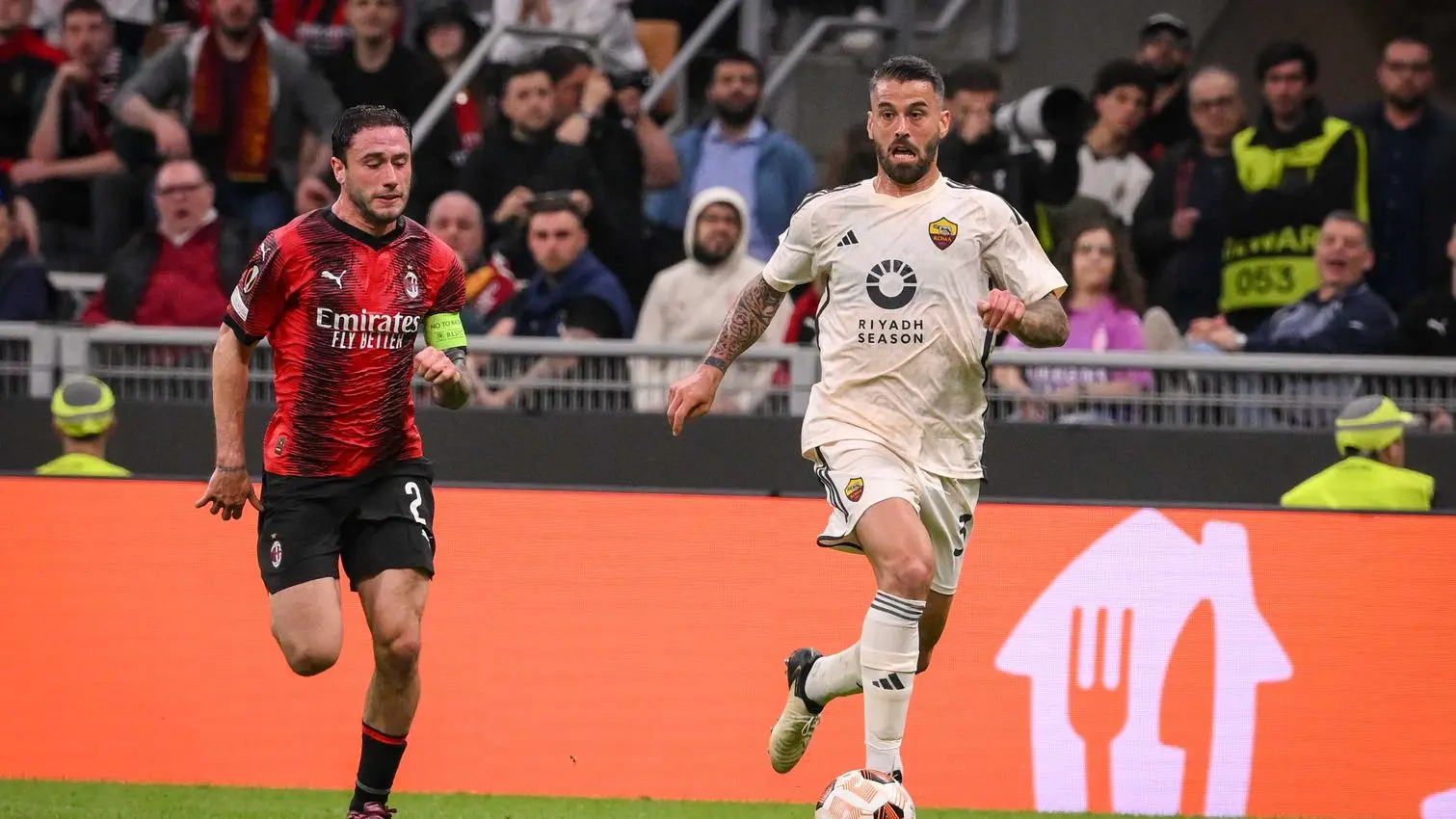 spinazzola e calabria milan roma