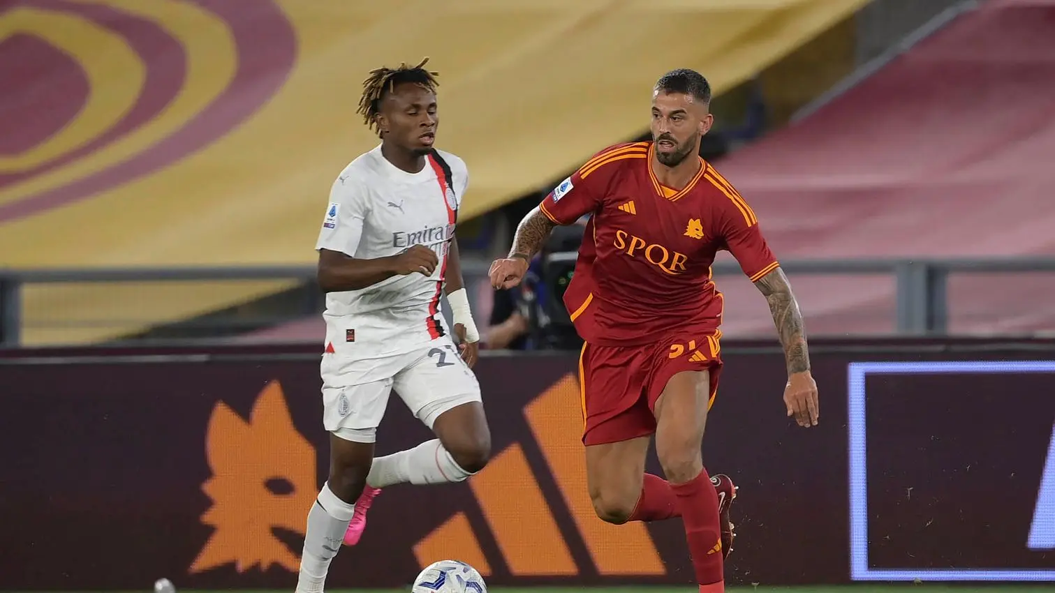 spinazzola e chukwueze roma milan