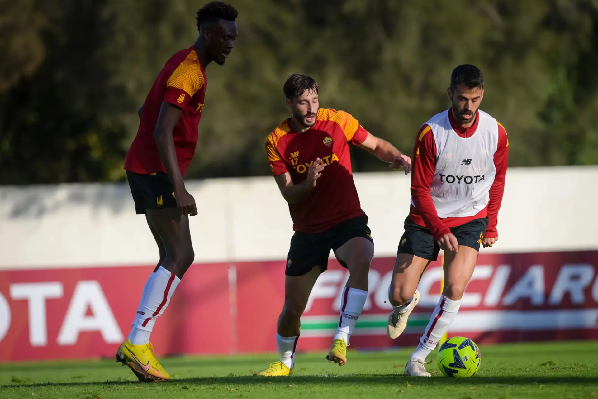 spinazzola e vina allenamento portogallo