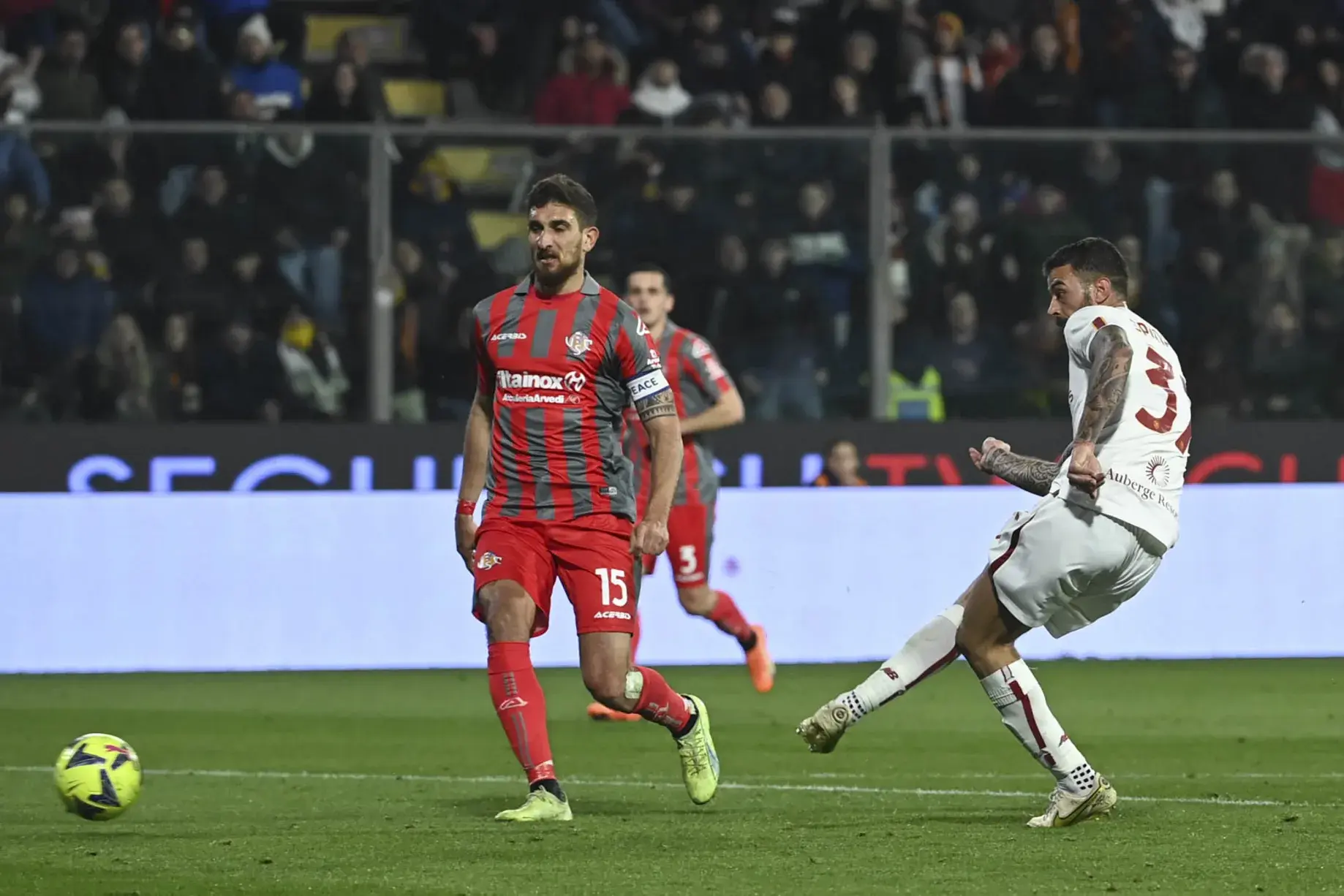 spinazzola gol cremonese roma