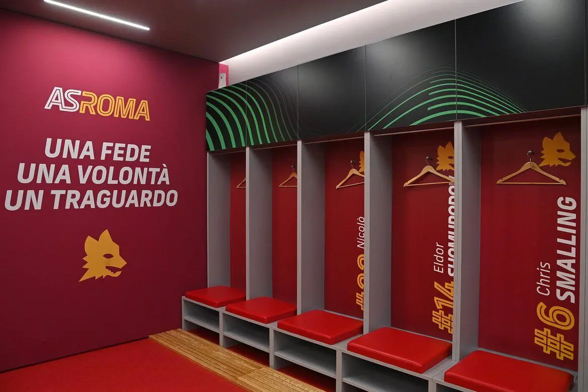 spogliatoio roma arena kombtare tirana 1