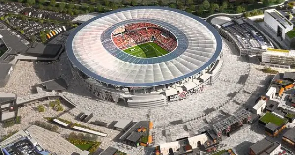 stadio della roma dallalto