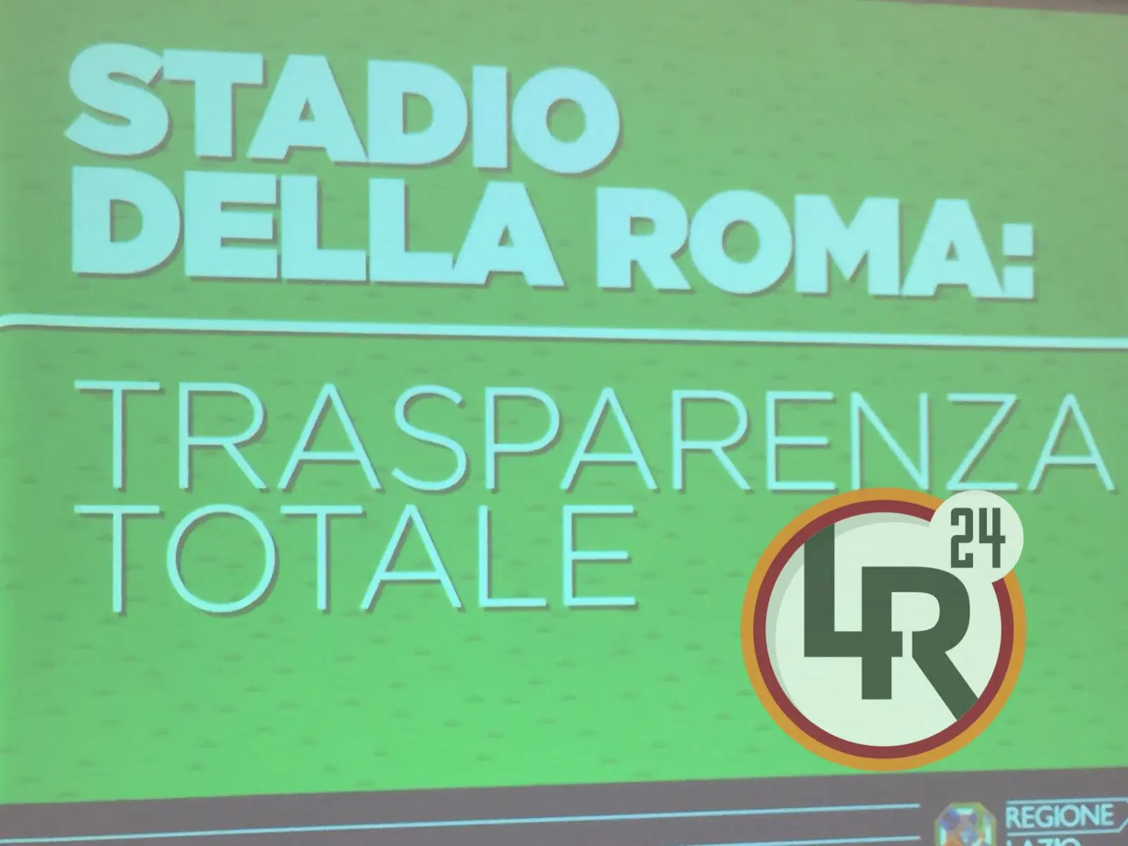 stadio della roma trasparenza totale conferenza