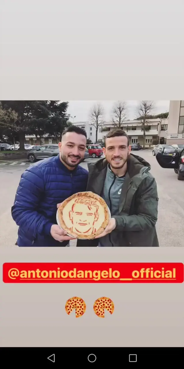 storia instagram florenzi pizza artistica