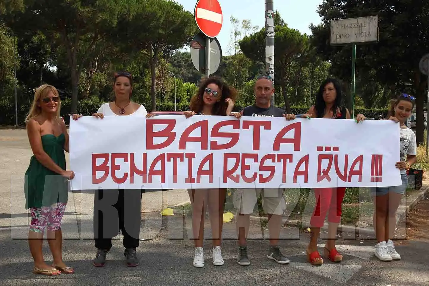 striscione benatia