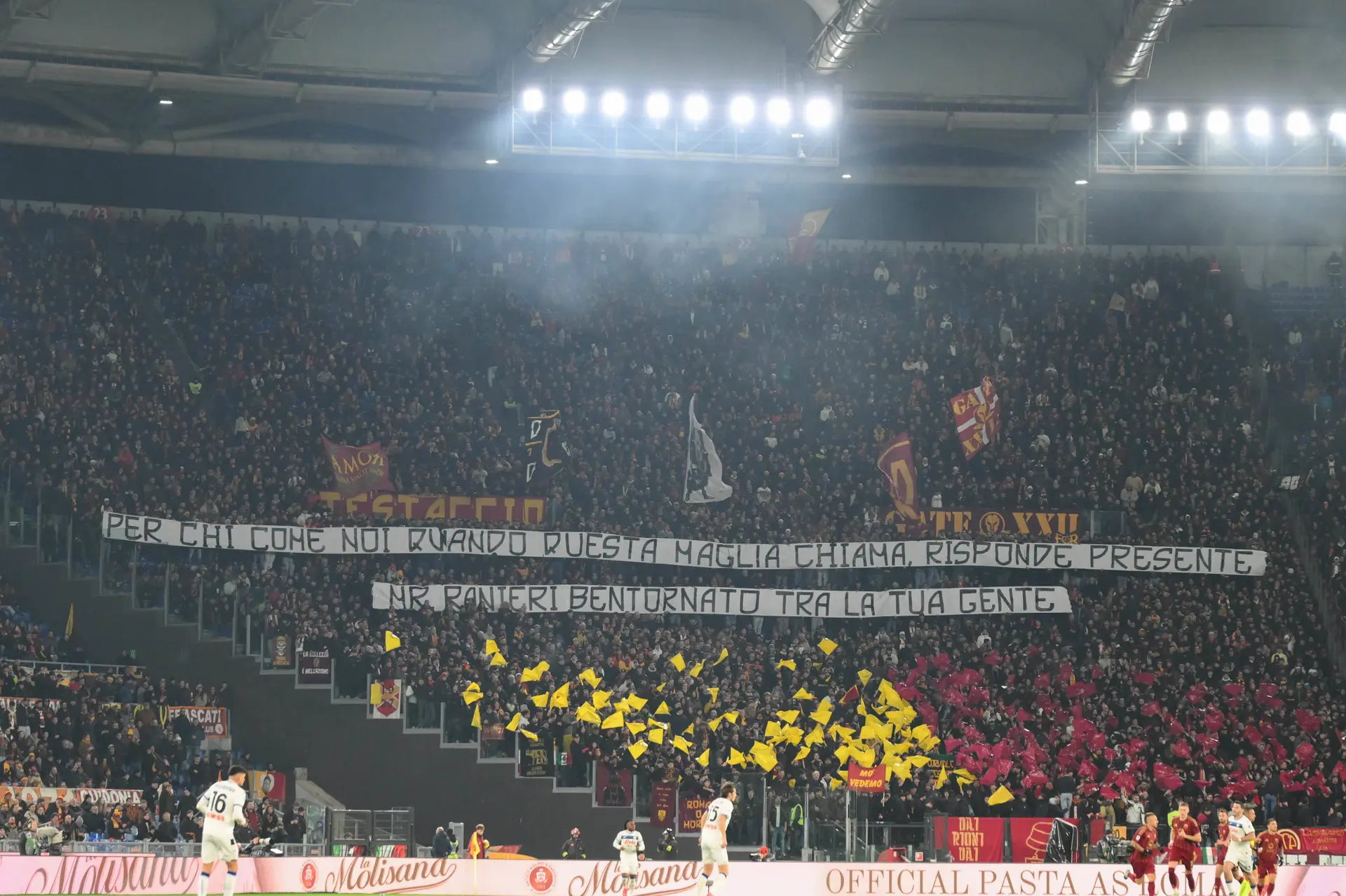 striscione claudio ranieri