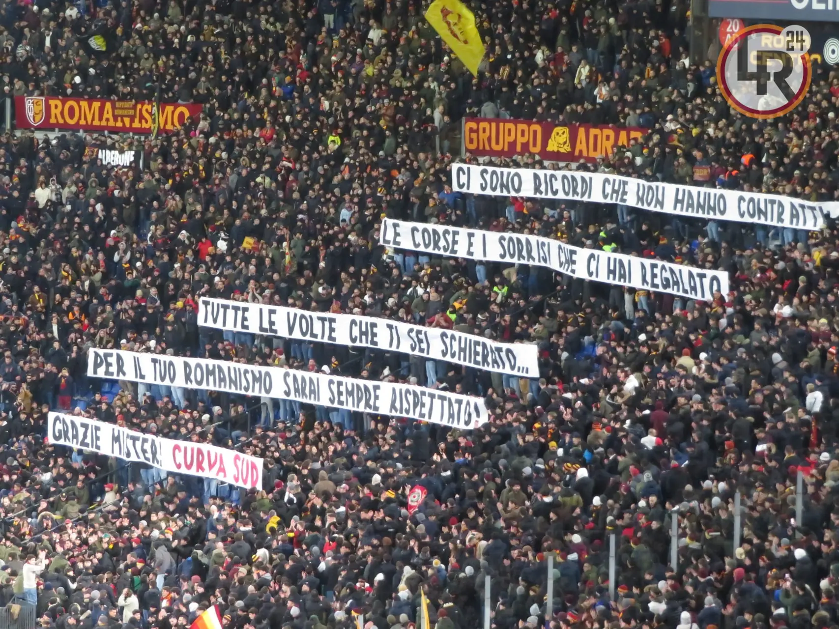 striscione cruva sud mourinho