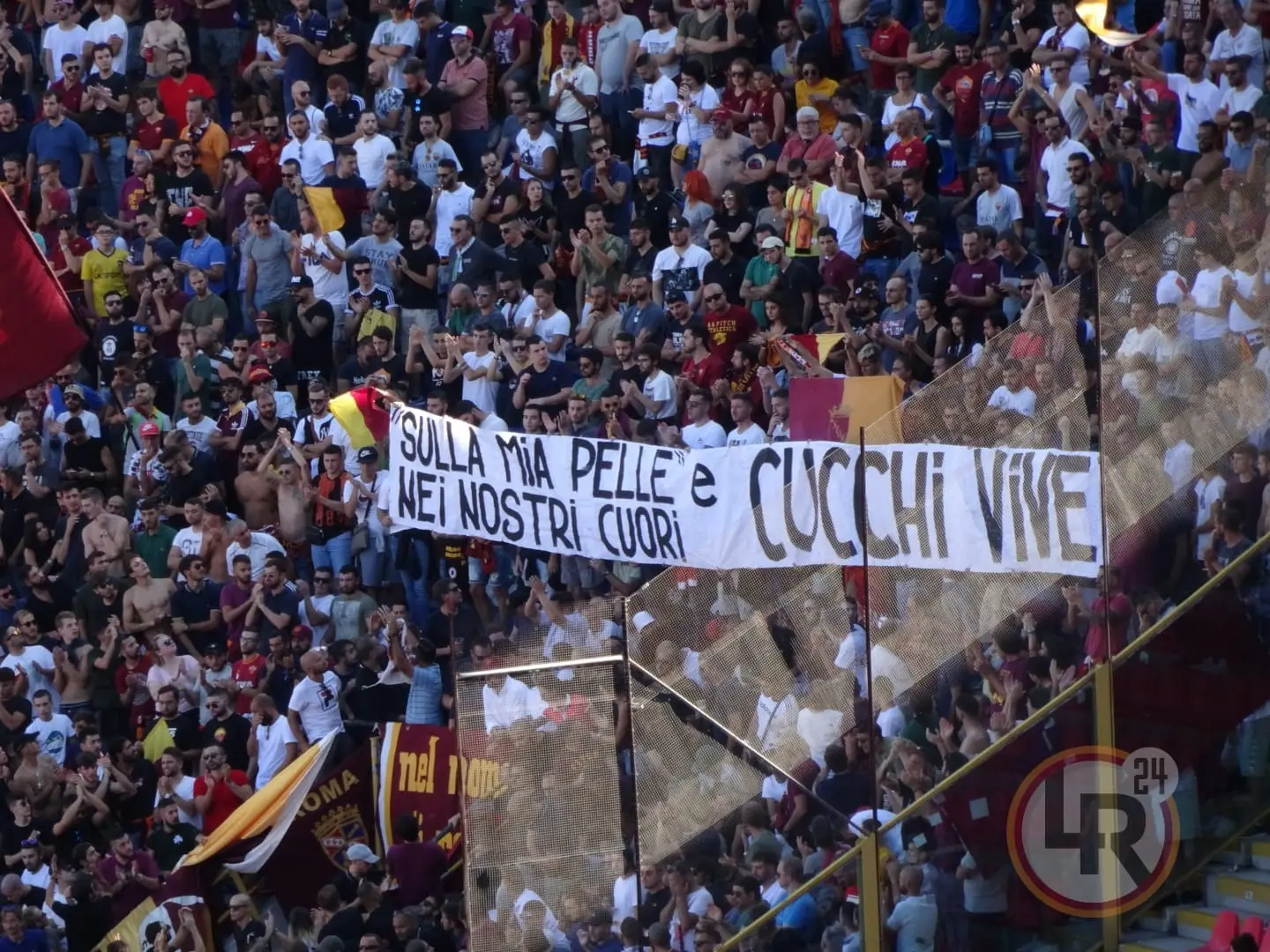 striscione cucchi bologna roma 23092018