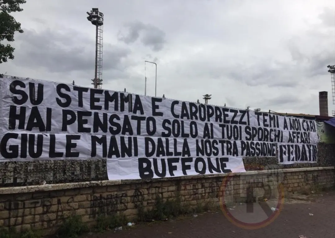 striscione fedayn