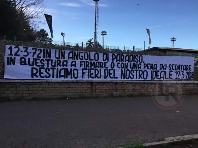 striscione fedayn