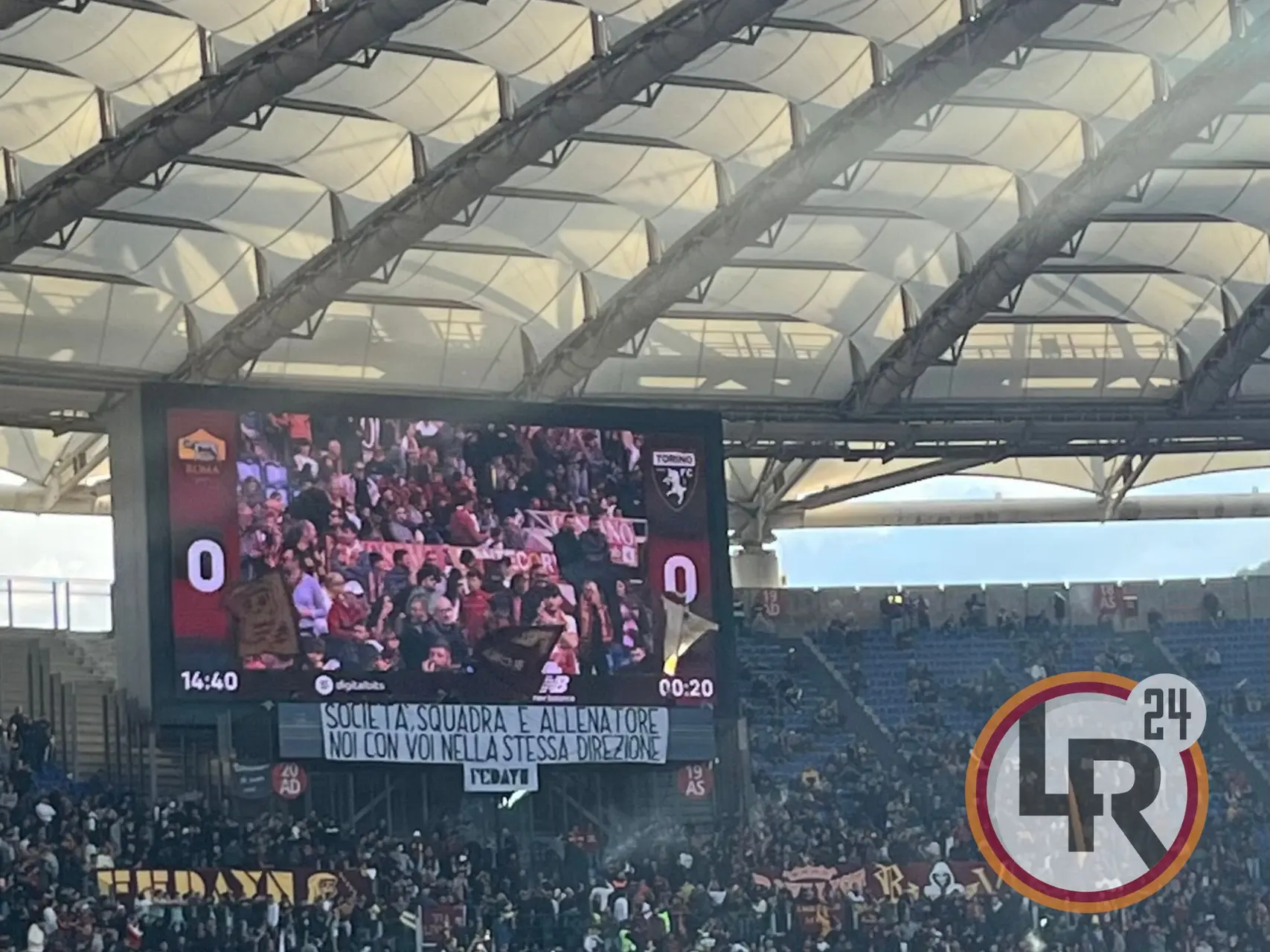 striscione fedayn roma torino