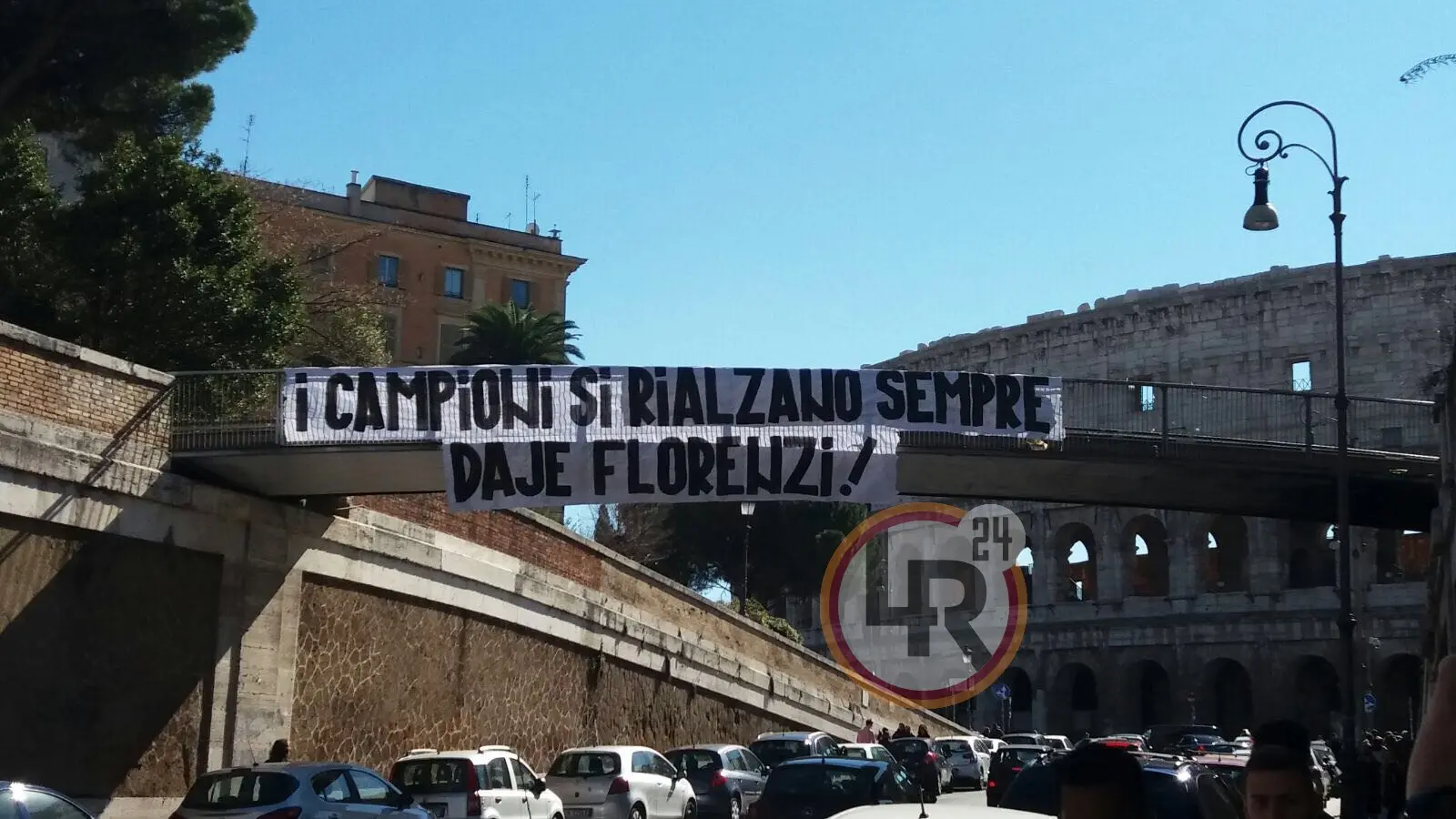 striscione florenzi