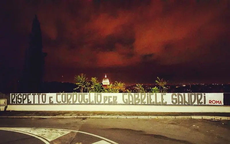 striscione gabriele sandri 2