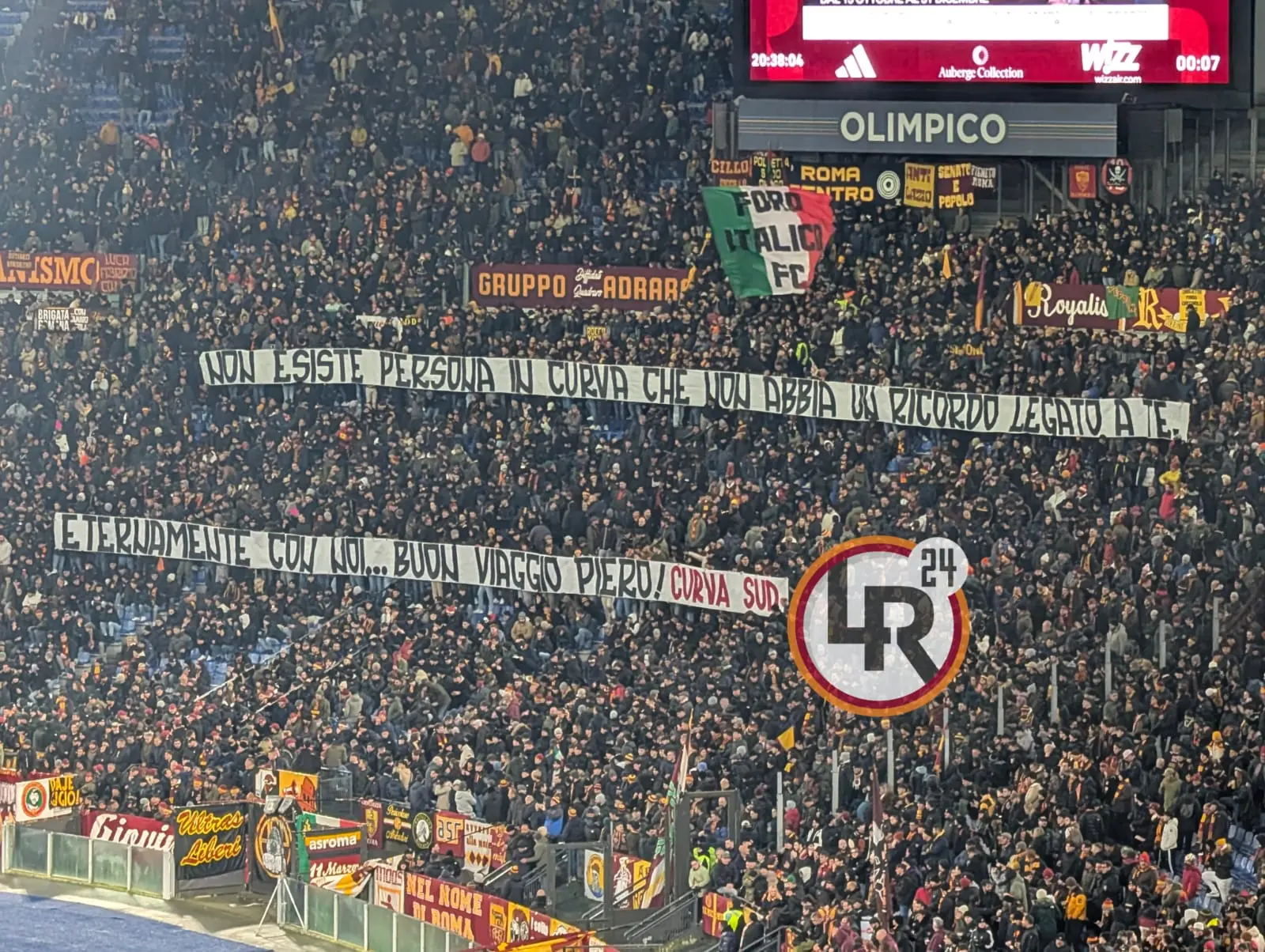 striscione piero ciaramitaro sud