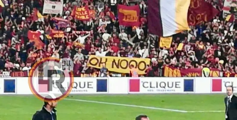 striscione sassuolo roma 1