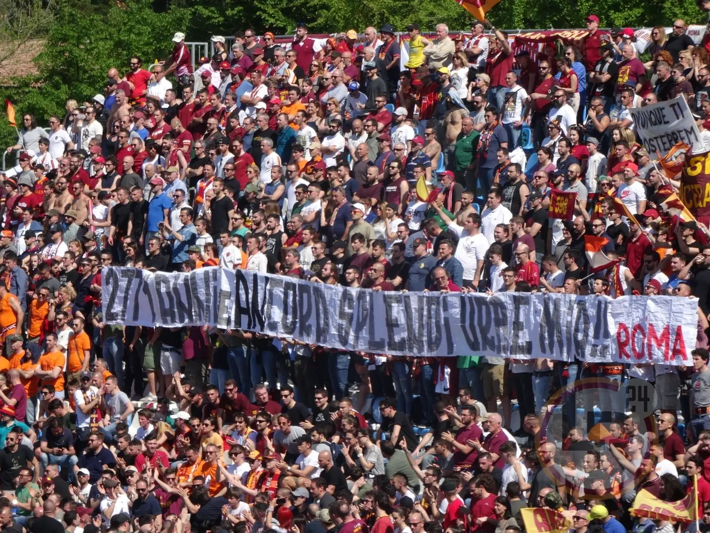 striscione spal roma