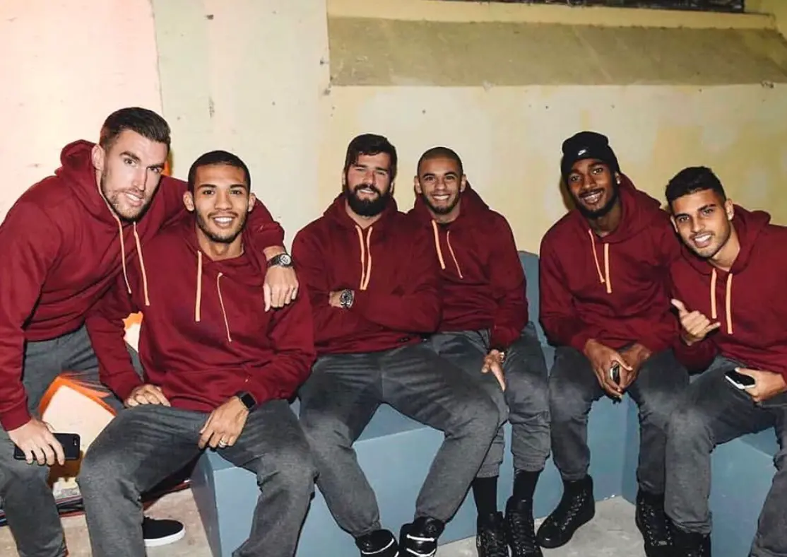 strootman instagram con brasiliani