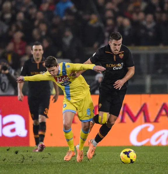 strootman jorginho azione roma napoli ci