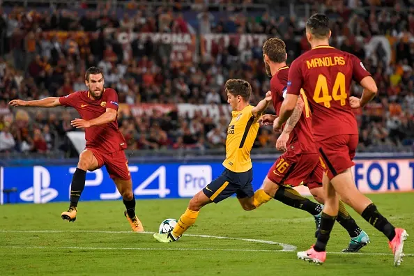 strootman manolas roma atletico