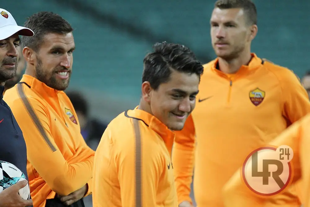 strootman under rifinitura qarabag roma