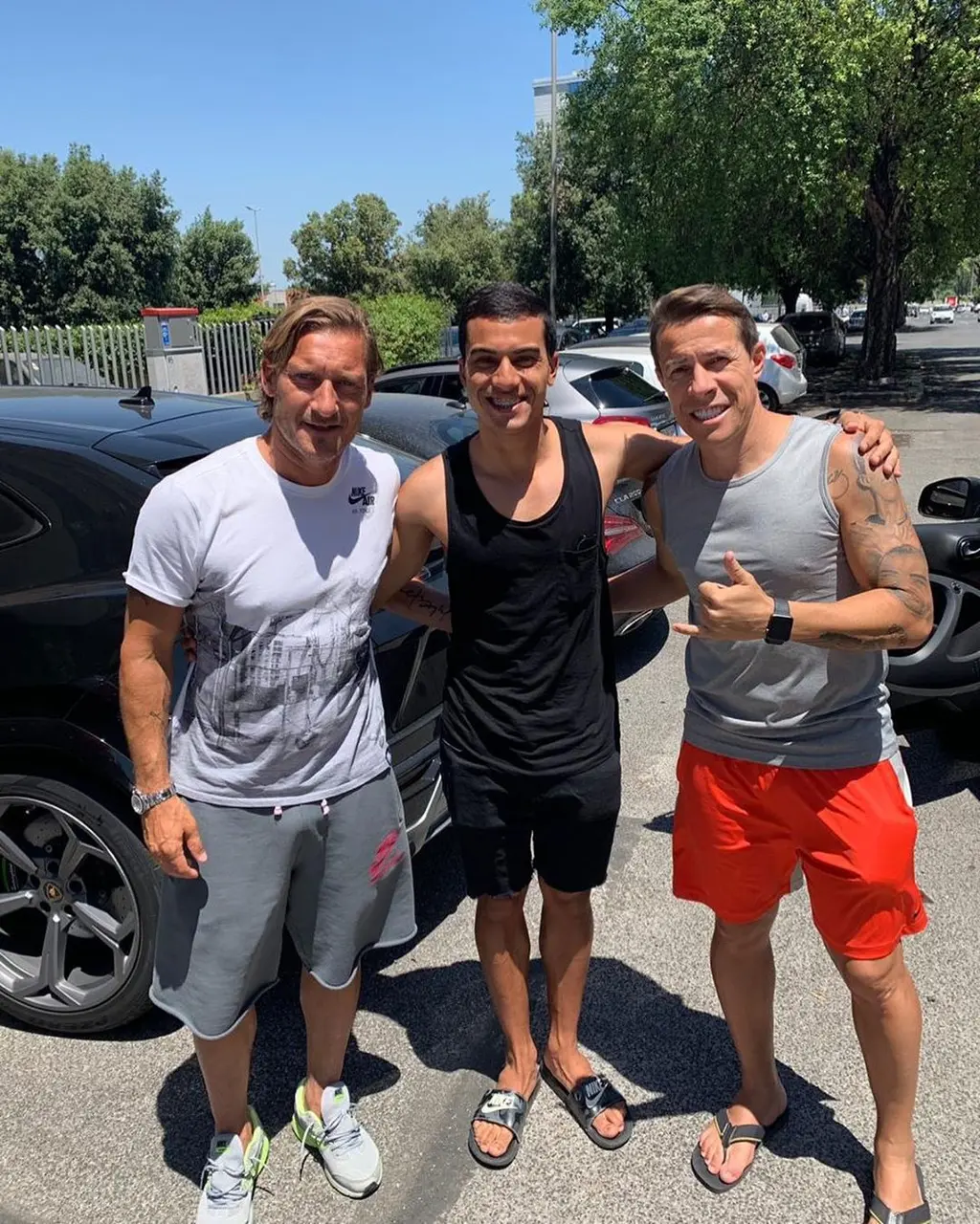 taddei e totti a roma 02 07 19