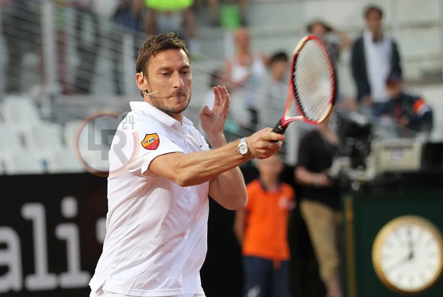 tennis with stars totti foto gino