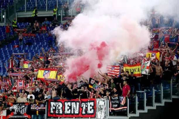 tifo atletico madrid olimpico contro lazio foto atleti0396