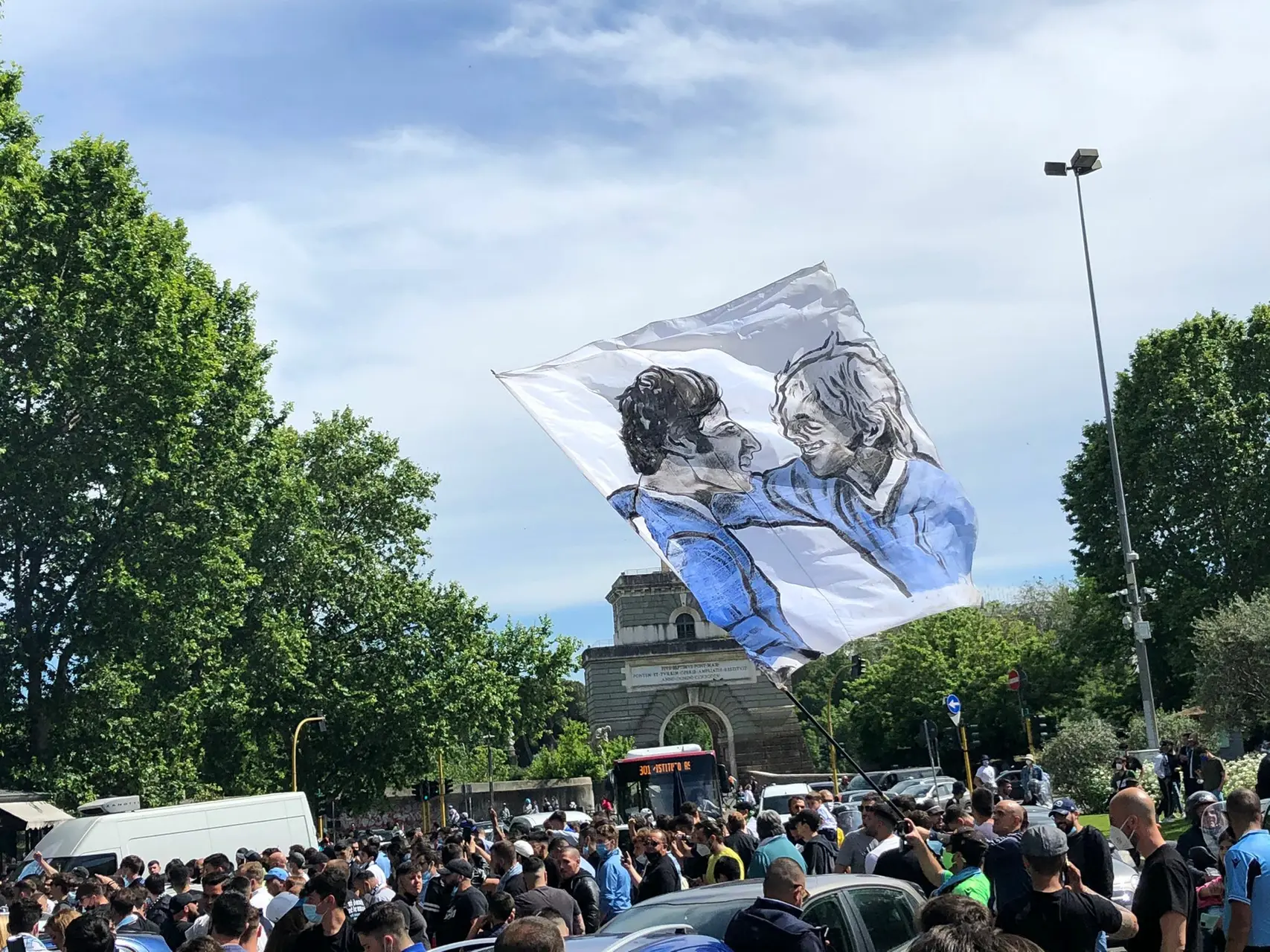 tifosi lazio ponte milvio
