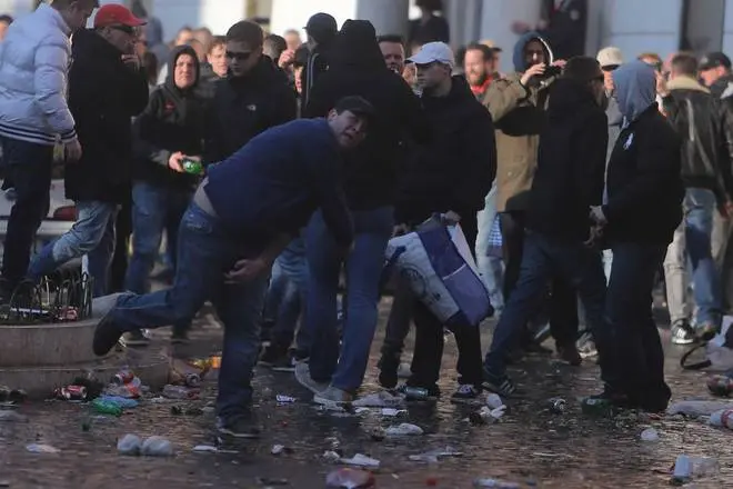 tifosi olandesi piazza di spagna 3 roma feyenoord 19022015
