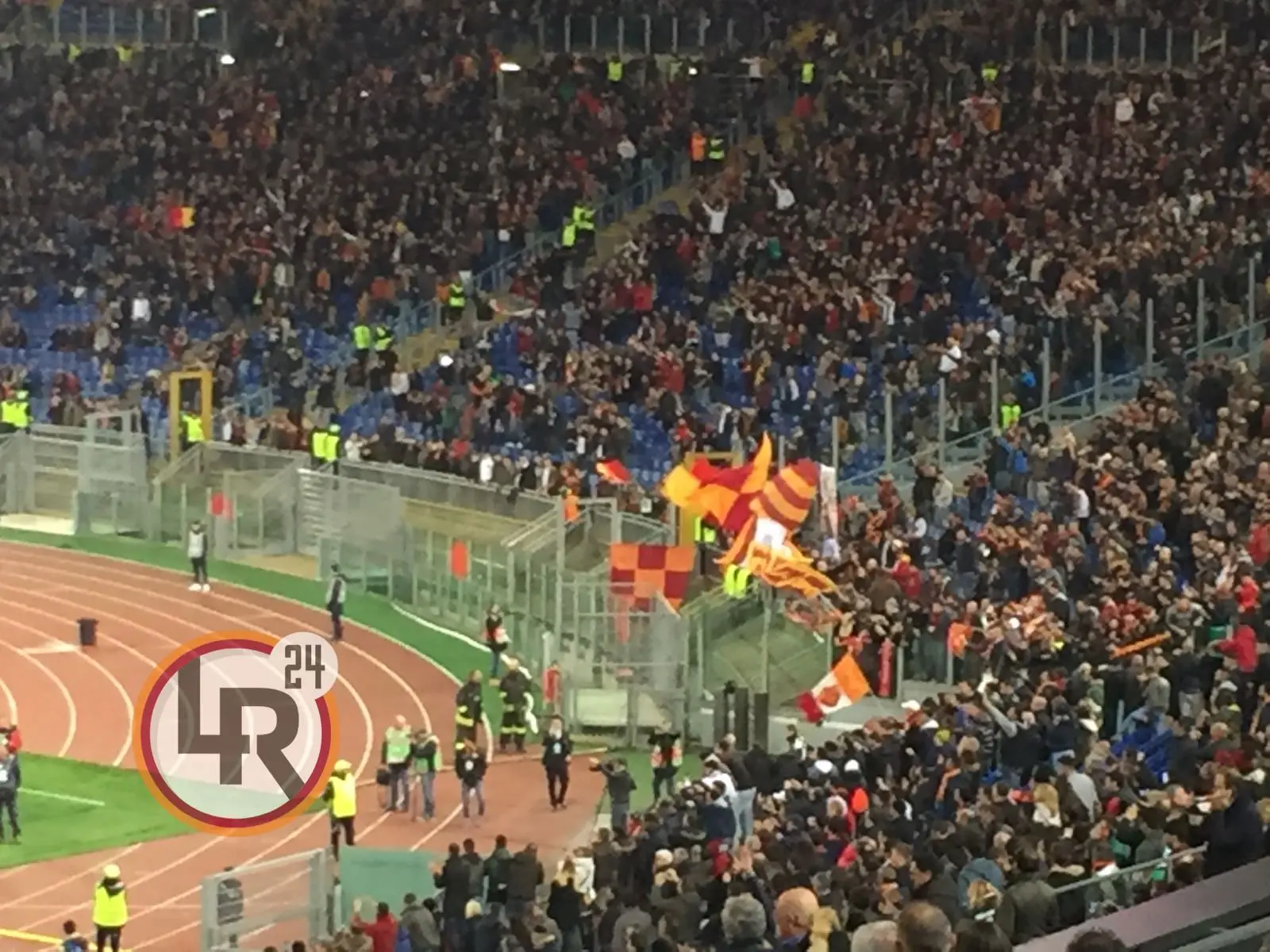 tifosi roma lione
