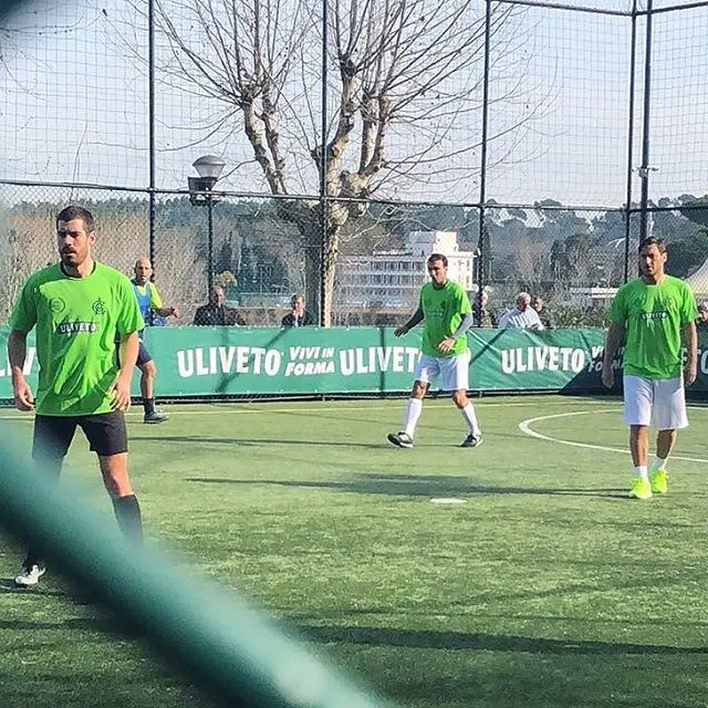 totti canottieri in campo