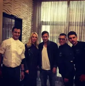 totti cena anzio con ilary