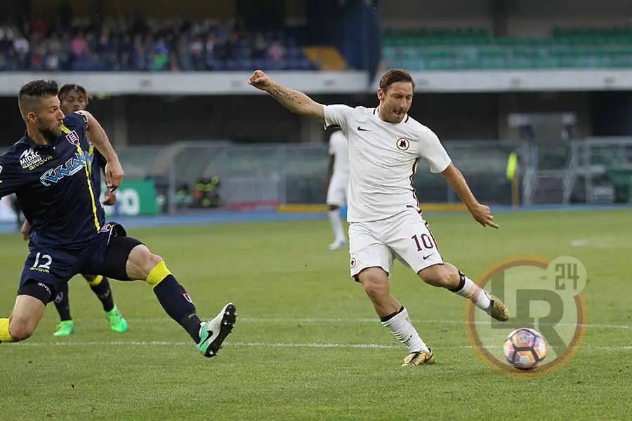 totti chievo roma