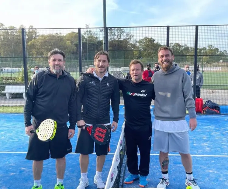 totti de rossi candela padel
