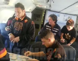totti florenzi burraco aereo orlando 281212