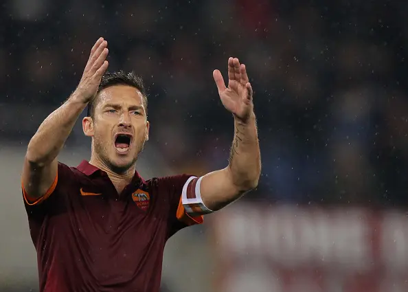 totti grida arrabbiato inveisce roma sampdoria 17032015