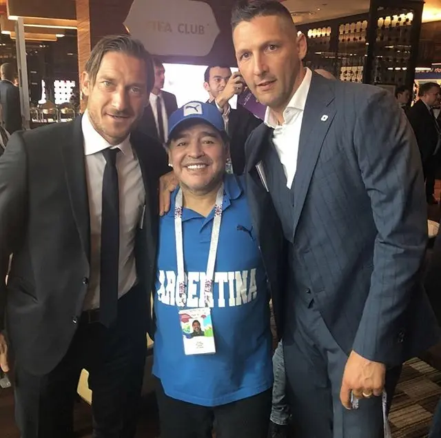 totti maradona materazzi