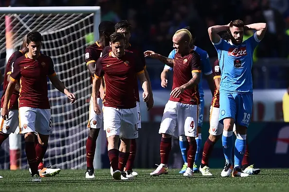 totti nainggolan roma napoli