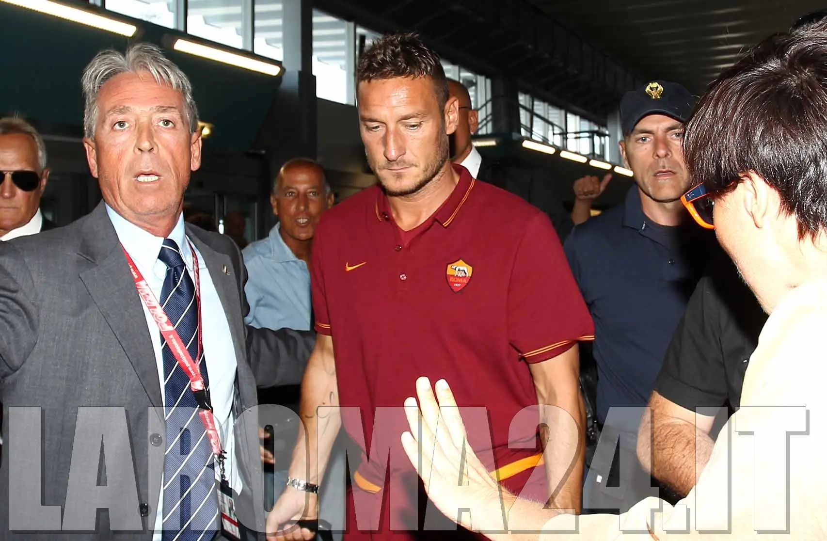 totti partenza usa 21072014 mancini