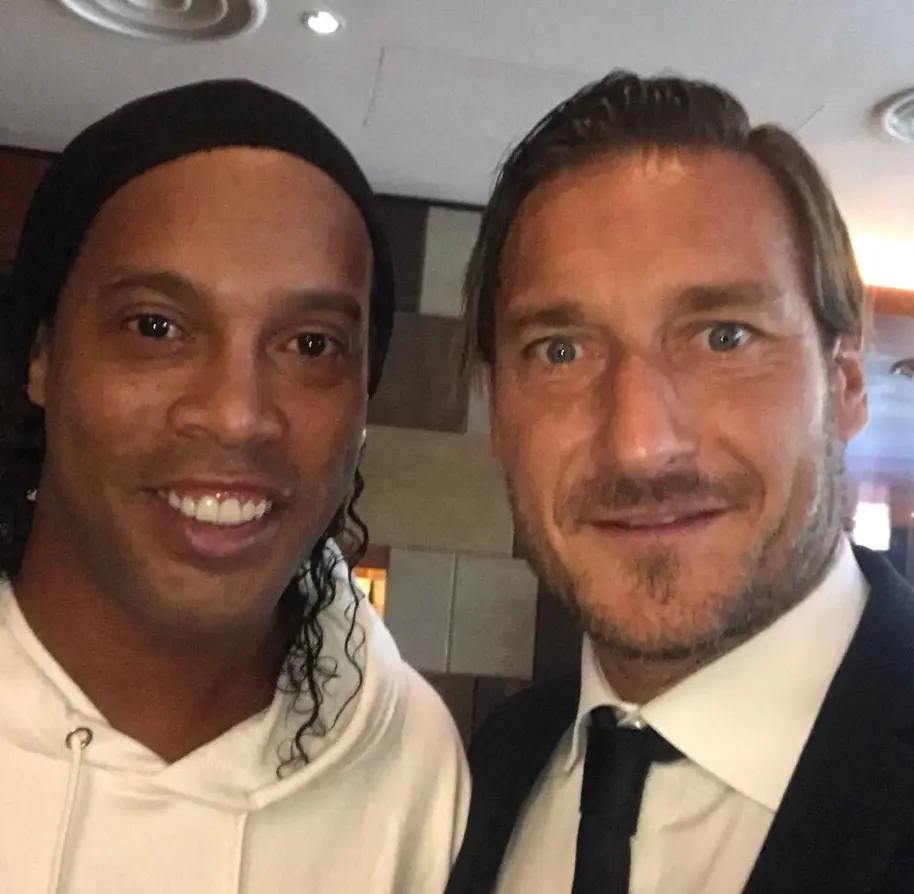 totti ronaldinho russia
