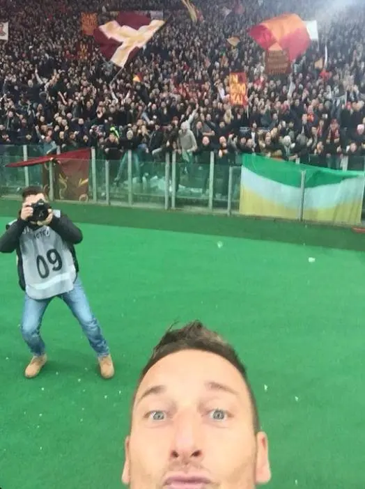 totti selfie
