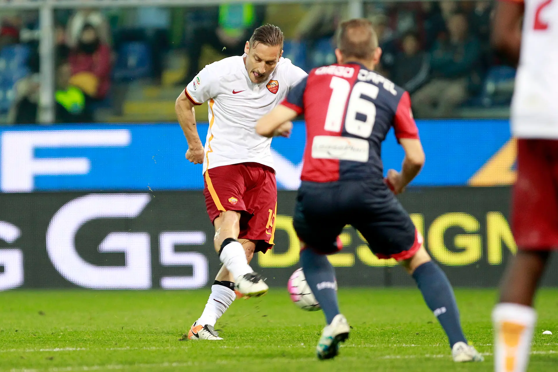 totti tiro genoa roma