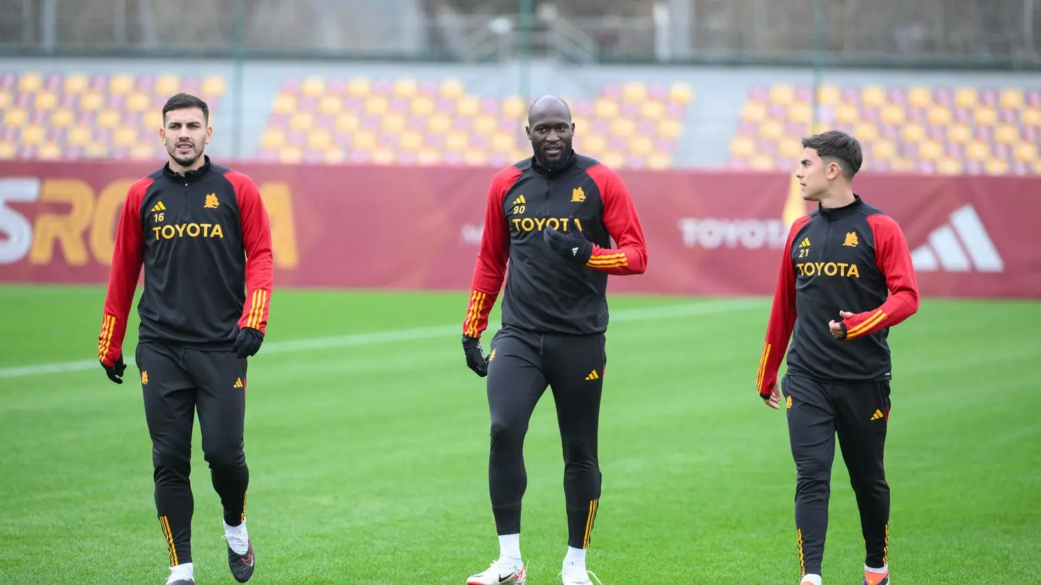 trigoria paredes lukaku dybala