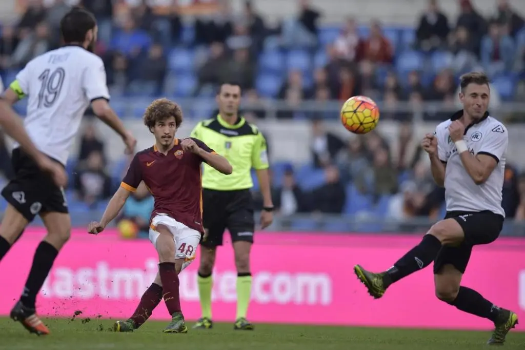 ucan uan valentini roma spezia coppa italia 161215