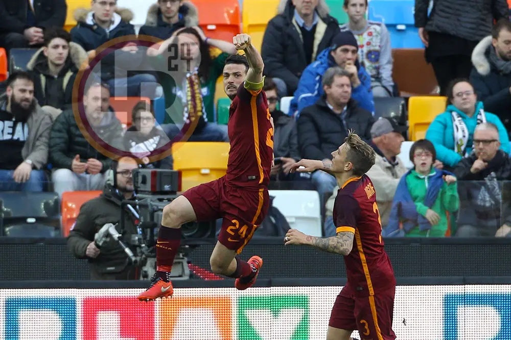 udinese roma florenzi 13032016 mancini